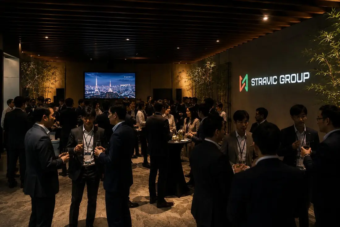 Encuentro de networking de Stravic Group con asistentes internacionales
