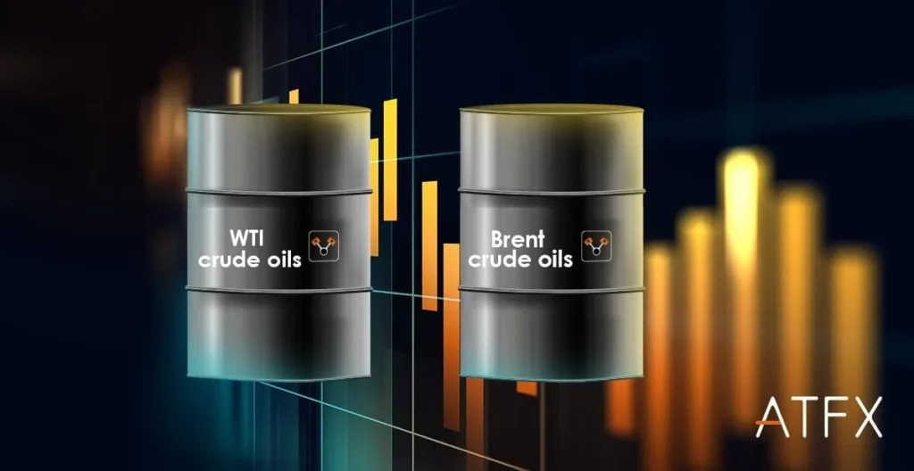 Bombas de extracción de petróleo al atardecer